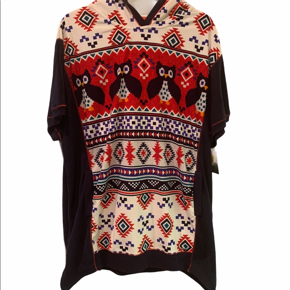 Kenzie Tunic Style Hooded Top or Mini Dress S/M